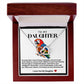 Daughter Double Heart Necklace -Parrot