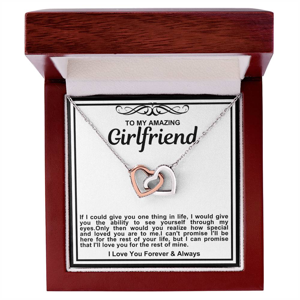 Girlfriend Double Hearts Necklace