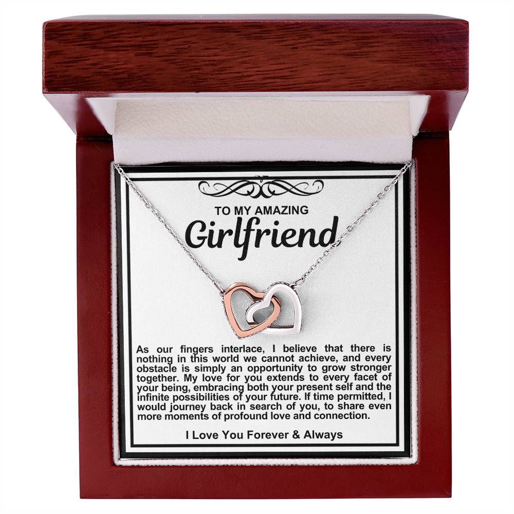 Girlfriend Double Hearts Necklace