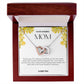 To My Amazing Mom Double Hearts Necklace