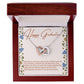 Happy Graduation Hearts Necklace