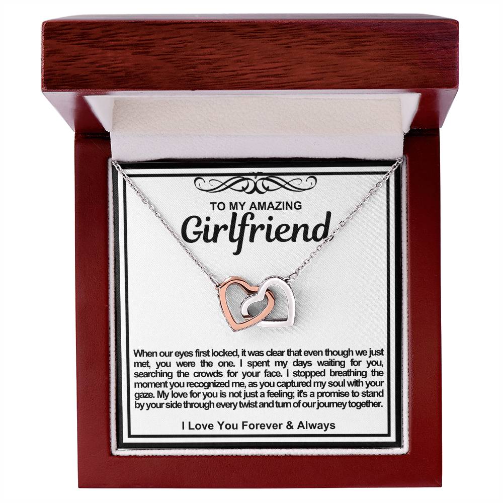 Girlfriend Double Hearts Necklace