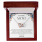 To My Amazing Mom Double Hearts Necklace