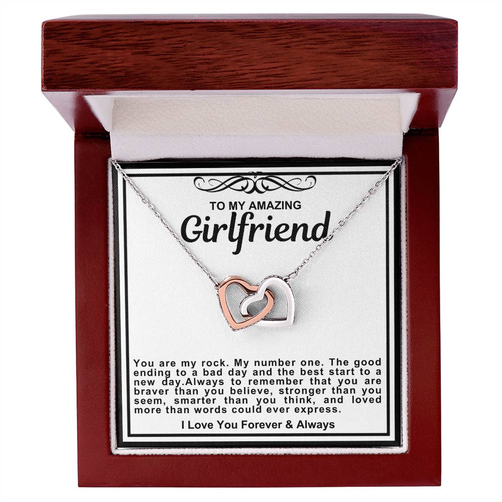 Girlfriend Double Hearts Necklace