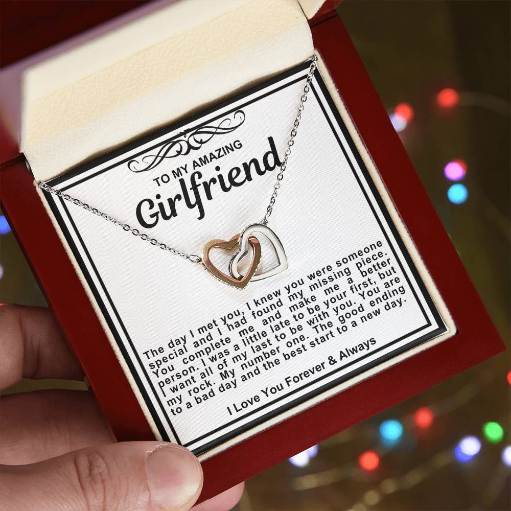 Girlfriend Double Hearts Necklace