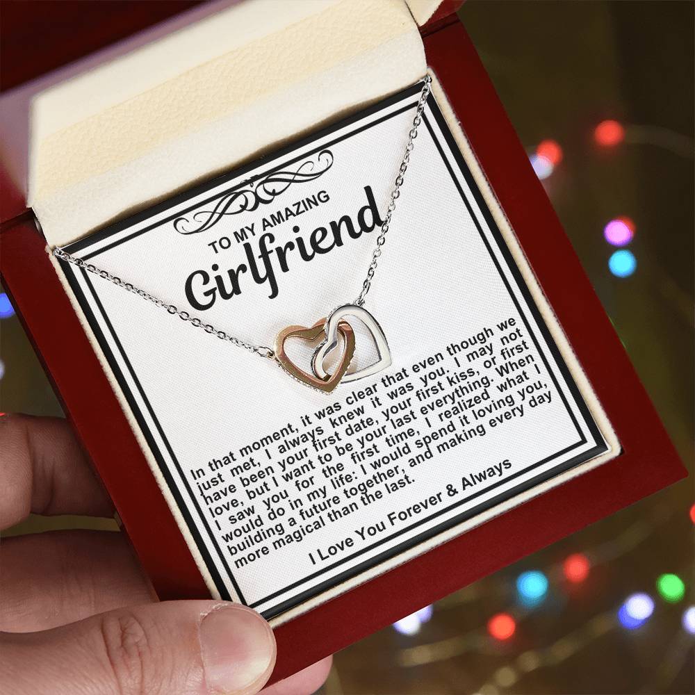 Girlfriend Double Hearts Necklace