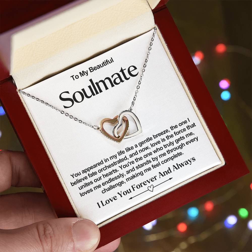 Soulmate Interlocking Hearts Necklace