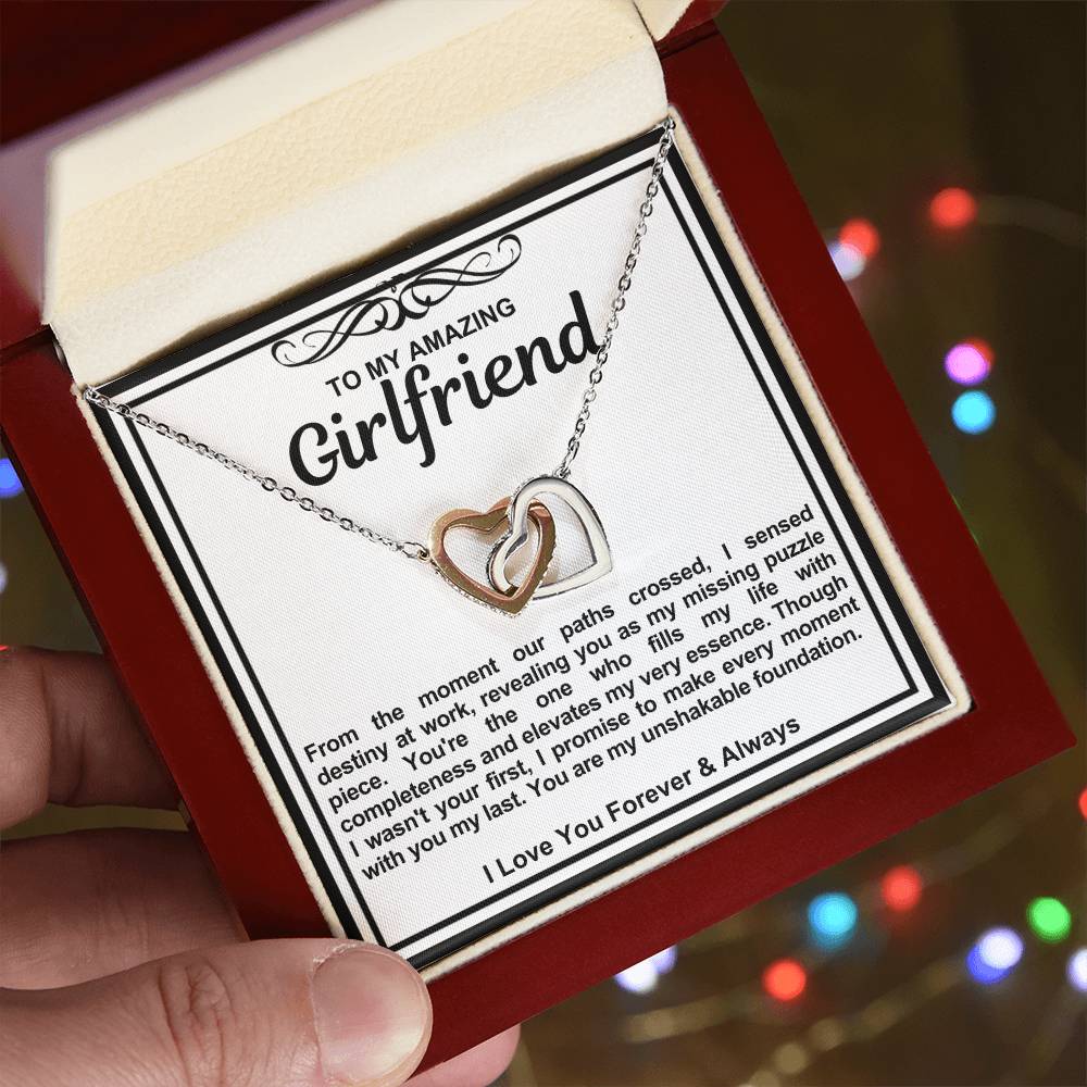 Girlfriend Double Hearts Necklace