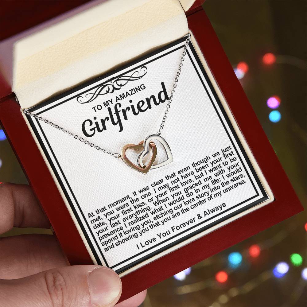 Girlfriend Double Hearts Necklace