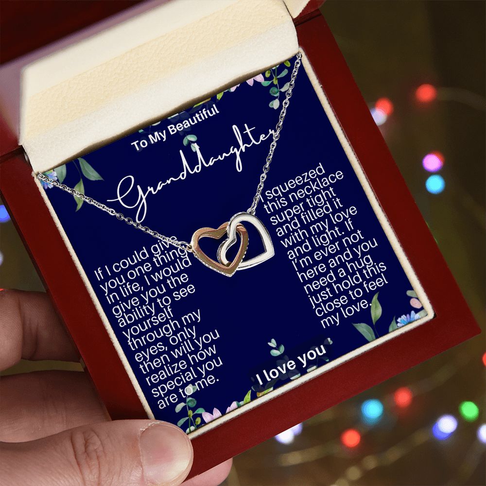 Granddaughter Hearts Necklace