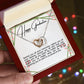 Happy Graduation Hearts Necklace
