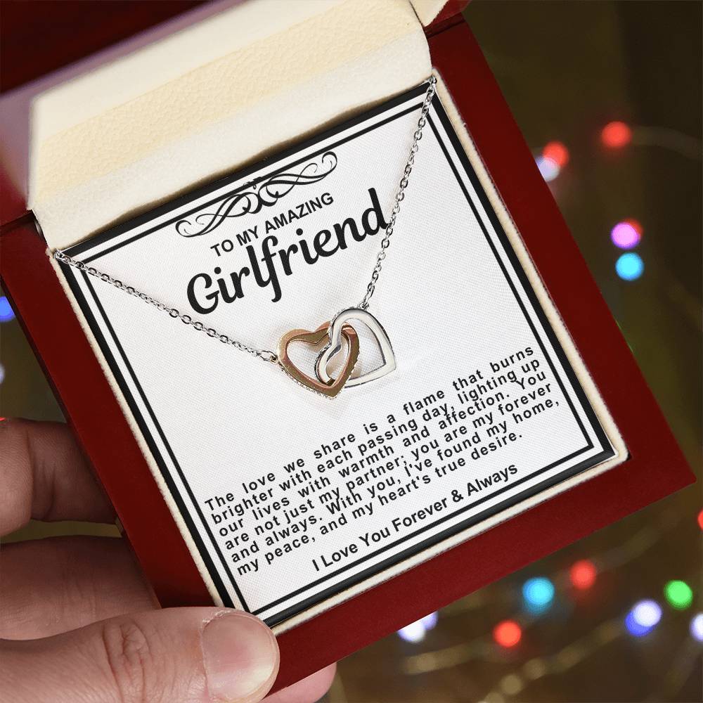 Girlfriend Double Hearts Necklace