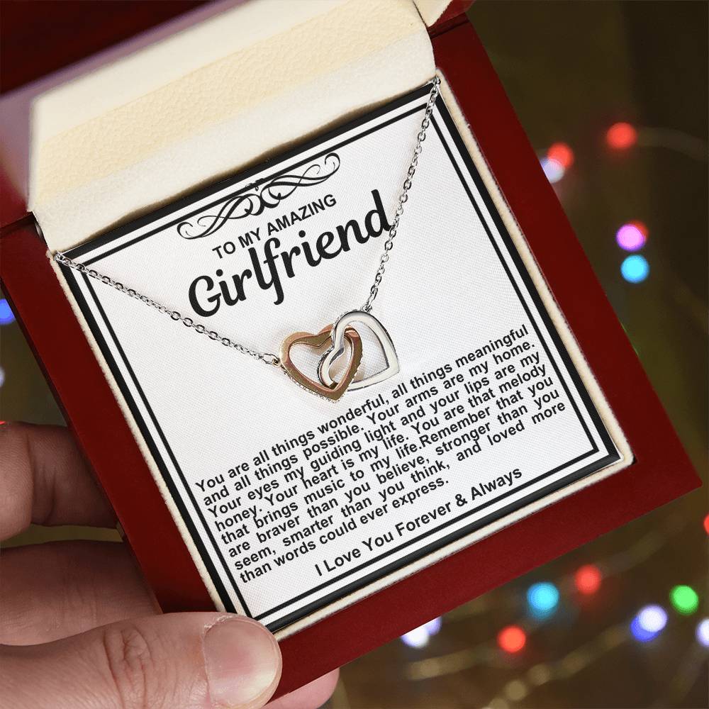 Girlfriend Double Hearts Necklace