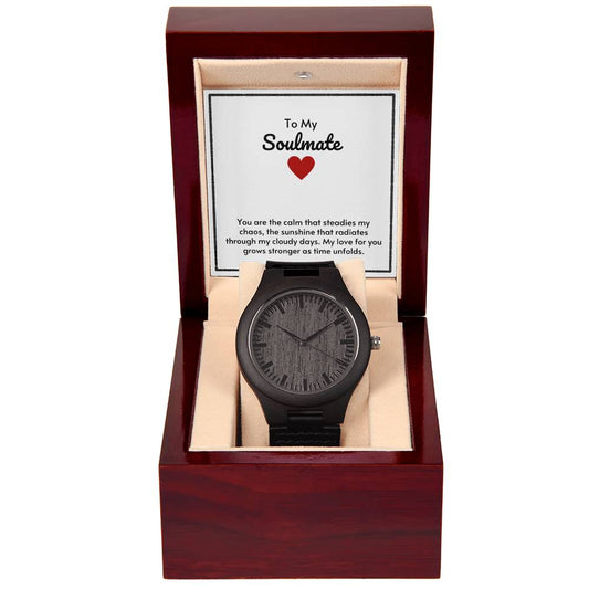 Soulmate Wooden Watch-My Love Grows Stronger