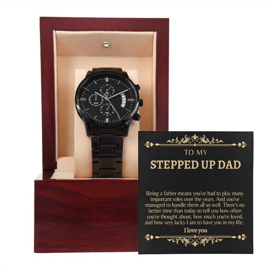 Stepped up Dad Men's Chronograph Watch