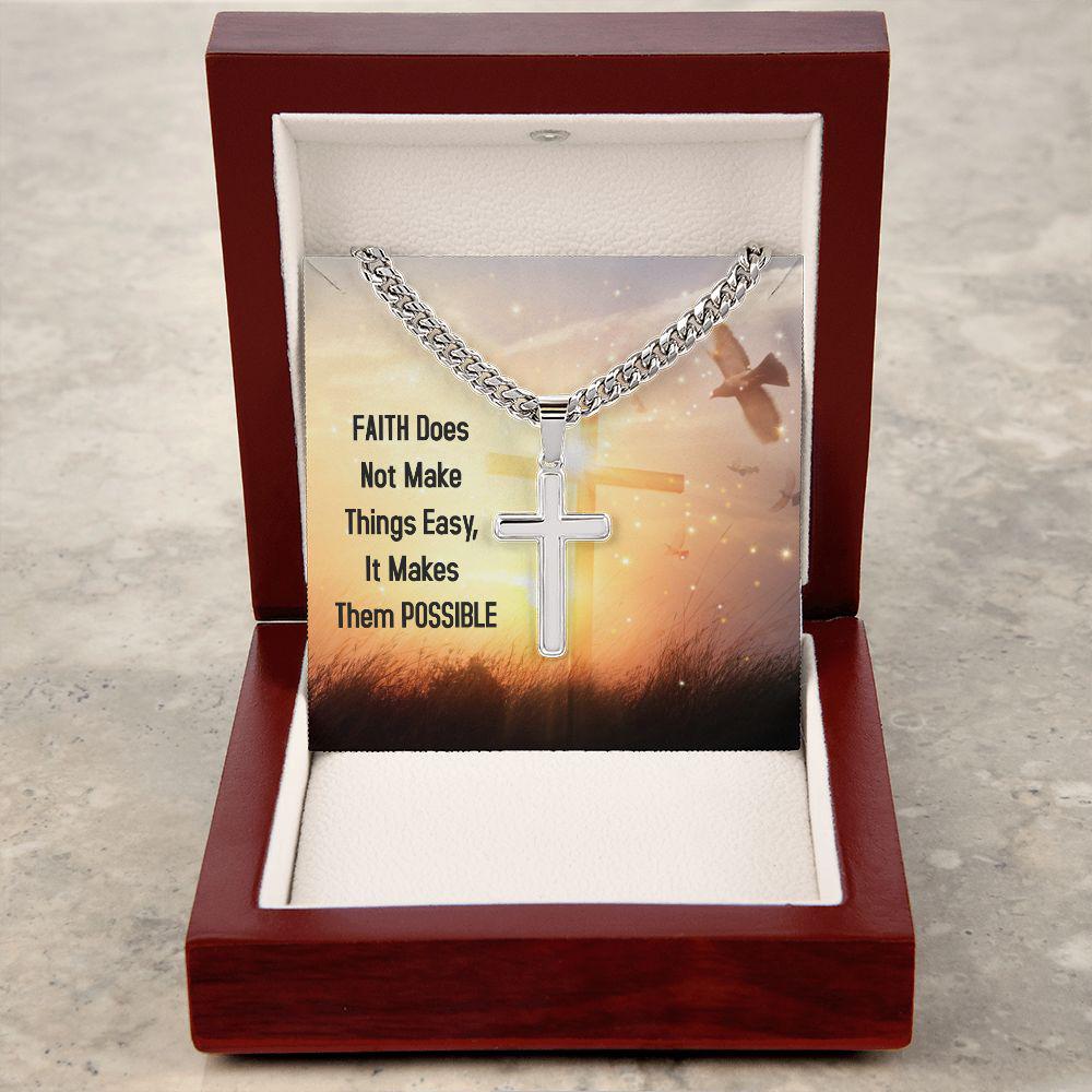 Faith Cross Necklace