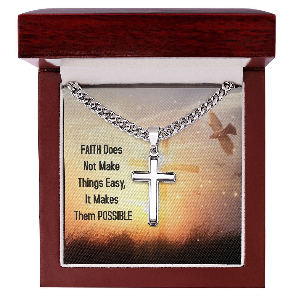 Faith Cross Necklace