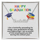 Happy Graduation Custom Name Necklace