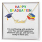 Happy Graduation Custom Name Necklace