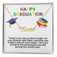 Happy Graduation Custom Name Necklace