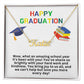 Happy Graduation Custom Name Necklace