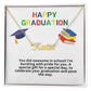 Happy Graduation Custom Name Necklace