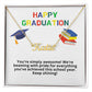 Happy Graduation Custom Name Necklace
