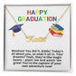 Happy Graduation Custom Name Necklace
