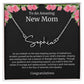 To An Amazing New Mom Personalized Script Name Necklace