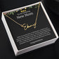 To An Amazing New Mom Personalized Script Name Necklace