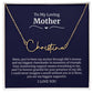 To My Loving Mother Script Name Necklace