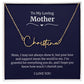 To My Loving Mother Script Name Necklace