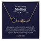 To My Loving Mother Script Name Necklace