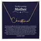 To My Loving Mother Script Name Necklace