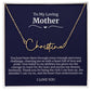 To My Loving Mother Script Name Necklace