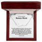 To My Amazing Bonus Mom Signature Necklace