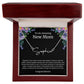 To An Amazing New Mom Personalized Script Name Necklace