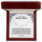 To My Amazing Bonus Mom Signature Necklace