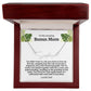 To My Amazing Bonus Mom Signature Necklace