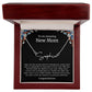 To An Amazing New Mom Personalized Script Name Necklace