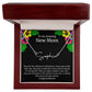To An Amazing New Mom Personalized Script Name Necklace
