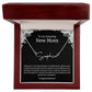 To An Amazing New Mom Personalized Script Name Necklace