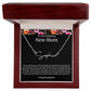 To An Amazing New Mom Personalized Script Name Necklace