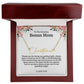 To My Amazing Bonus Mom Signature Necklace