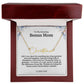 To My Amazing Bonus Mom Signature Necklace