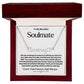 Soulmate Name Necklace With Heart