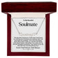 Soulmate Name Necklace With Heart