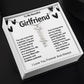 Girlfriend Vertical Personalized Valentine Name Necklace