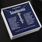 To My Beautiful Soulmate Vertical Name Necklace