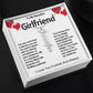Girlfriend Vertical Personalized Valentine Name Necklace